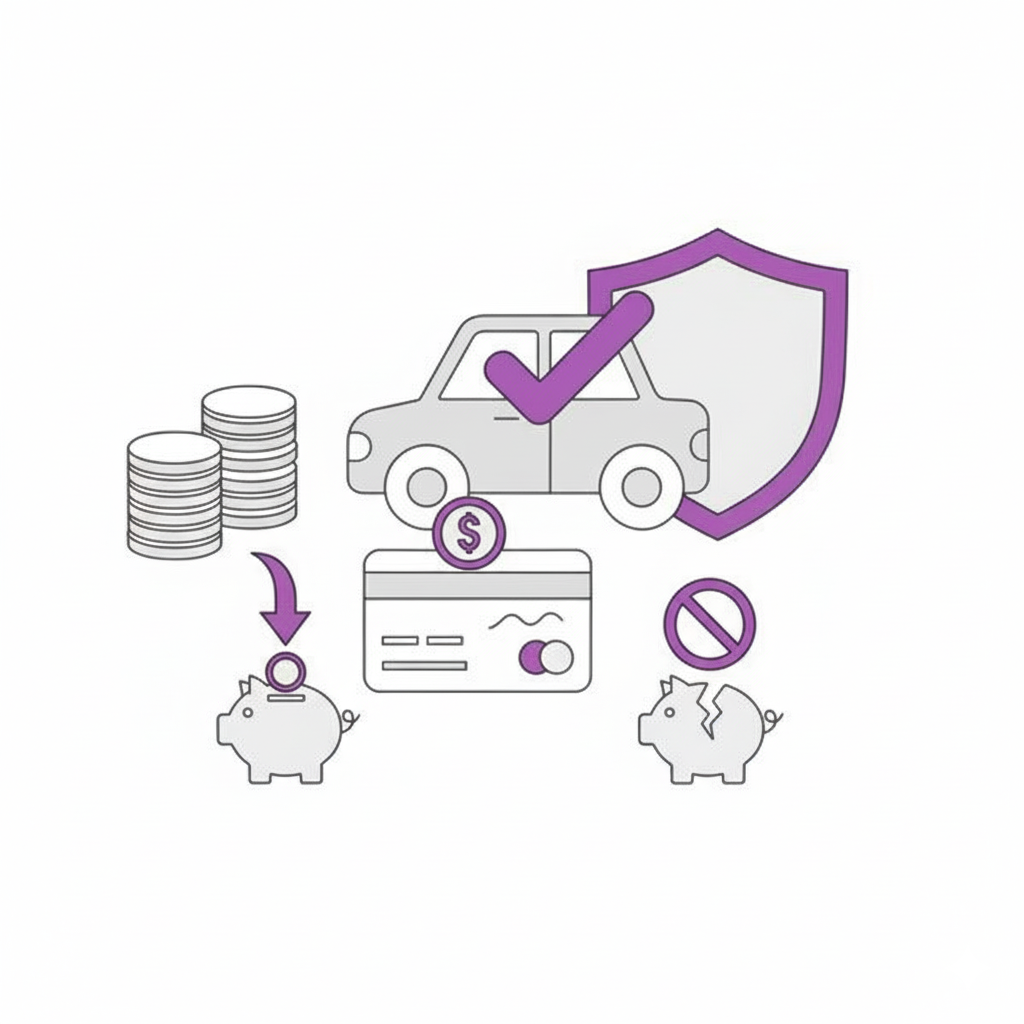 Kreditkarte Mietwagen: Vollkasko ohne Selbstbeteiligung