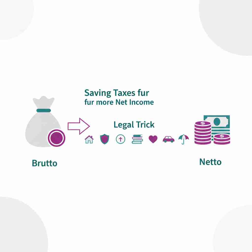Steuern sparen: 7 legale Tricks für mehr Netto vom Brutto