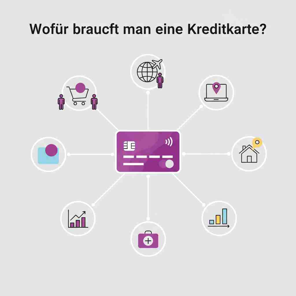 Wofür braucht man eine Kreditkarte? Alle Einsatzmöglichkeiten
