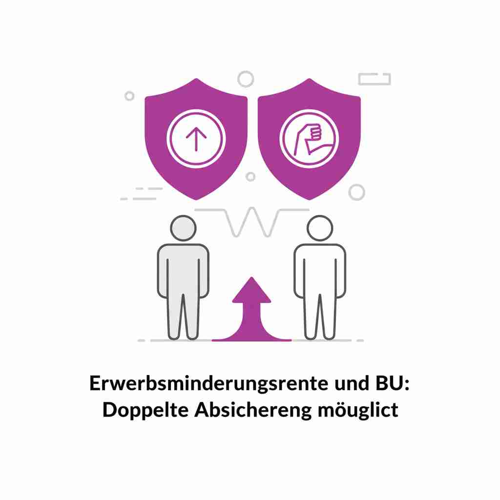 Erwerbsminderungsrente und BU: Doppelte Absicherung möglich