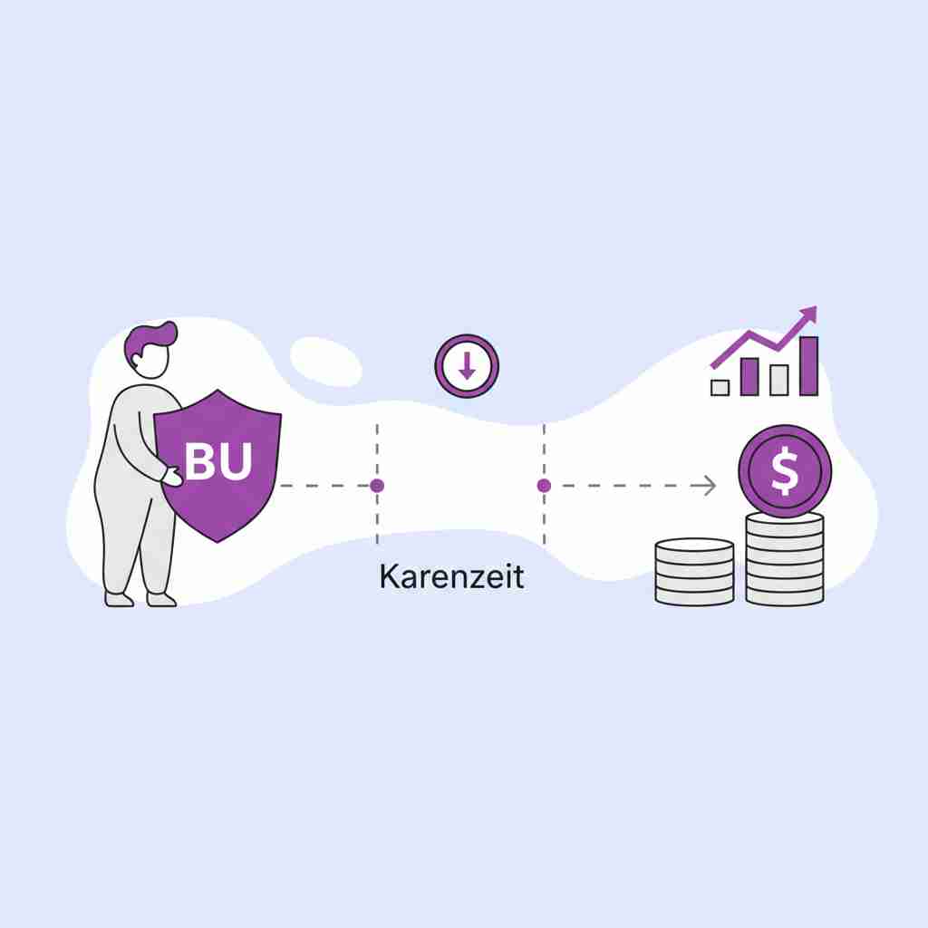 Karenzzeit bei der BU: So sparst du Beiträge richtig